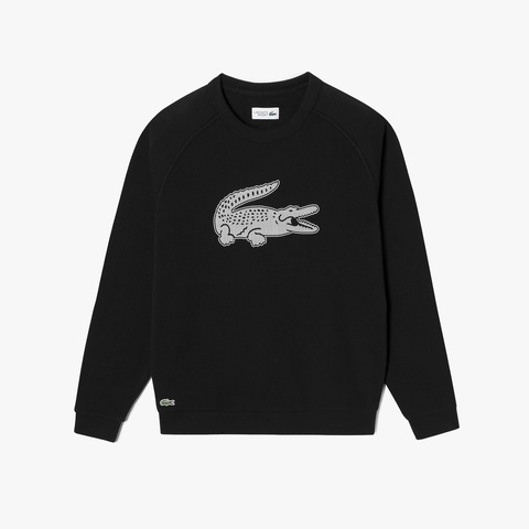 LACOSTE SPORT ラバーワニパッチクルーネックスウェットシャツ