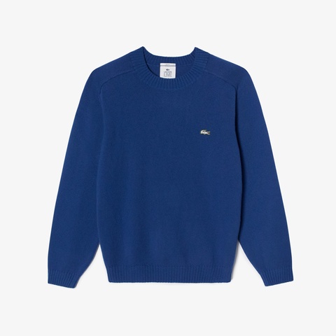 LACOSTE L!VE ユニセックス ウール×コットンセーター