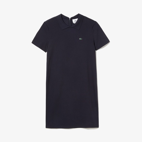LACOSTE L!VE変形ポロシャツワンピース