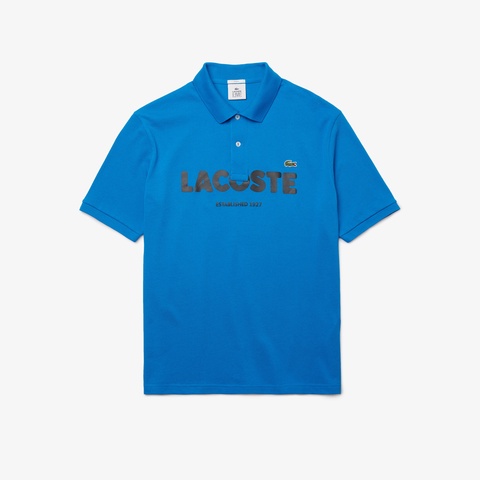 LACOSTE L!VE ユニセックス ネームプリントポロシャツ