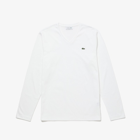 VネックロングTシャツ