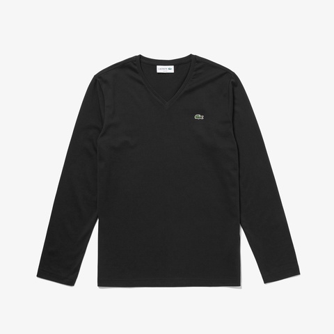 VネックロングTシャツ