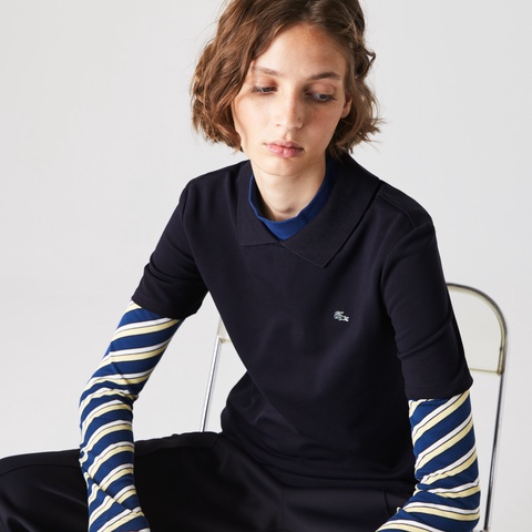 LACOSTE L!VE変形ポロシャツ
