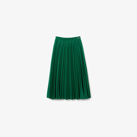 『Fashion Show』 ハイウエストソリッドロングプリーツスカート