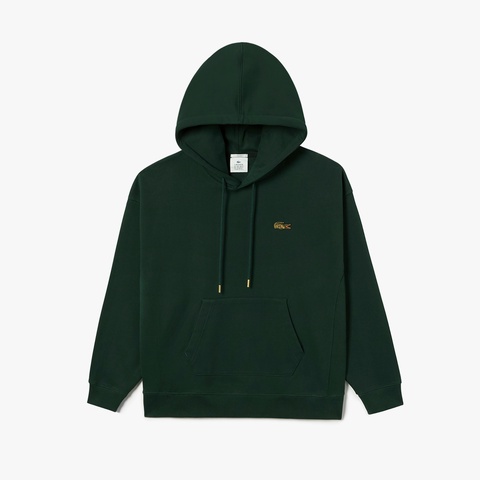 LACOSTE L!VE ユニセックス スクリプトロゴスウェットパーカ