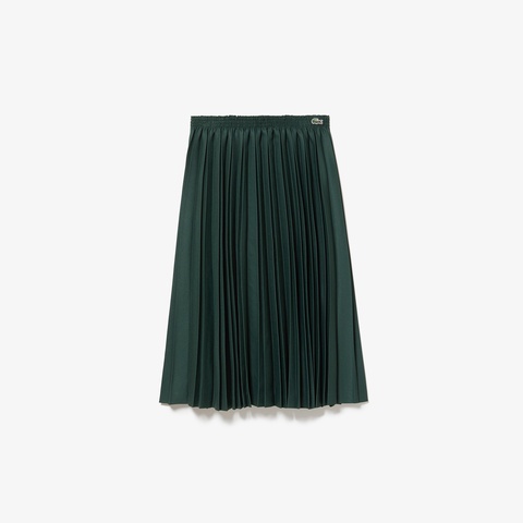 『Fashion Show』 ハイウエストソリッドロングプリーツスカート