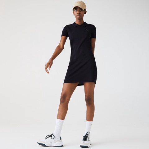 LACOSTE L!VE変形ポロシャツワンピース