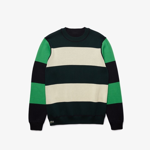 LACOSTE L!VEリバーシブルコットンニットセーター