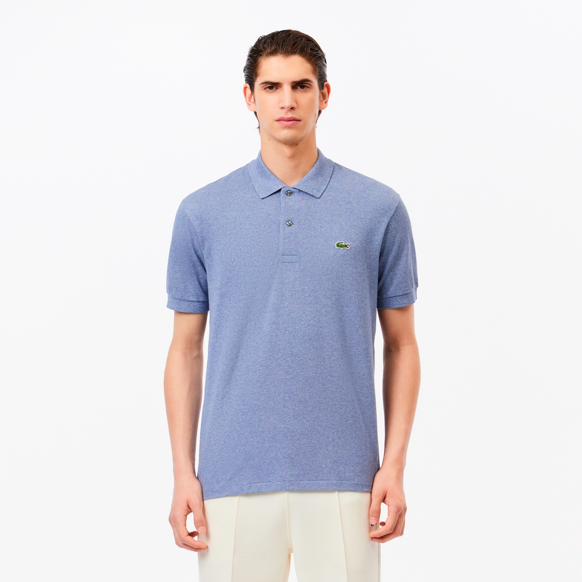 ラコステ L.12.64 ポロシャツ (杢・半袖)