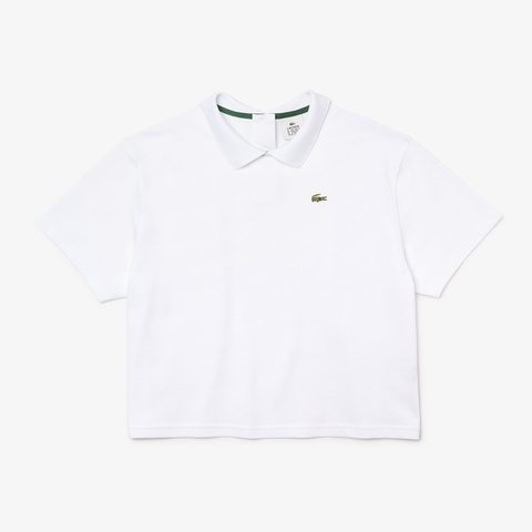 LACOSTE L!VEバックプラケットアレンジポロシャツ