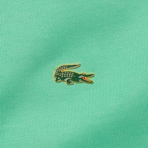 LACOSTE L!VEメタルワニロゴバッジスウェットパーカ