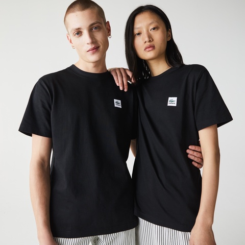 LACOSTE L!VEボックスパッチTシャツ