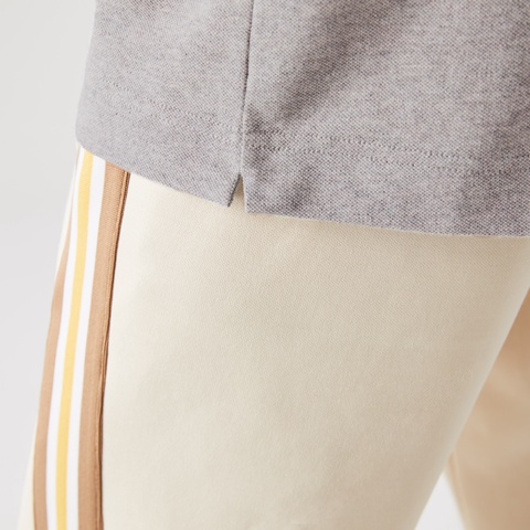 「LACOSTE LOOP POLO」リサイクルコットンヘザーピケポロシャツ