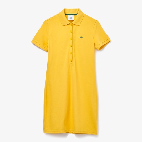 LACOSTE L!VE6つボタンポロドレス