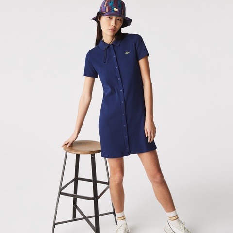 LACOSTE L!VEポロシャツドレス