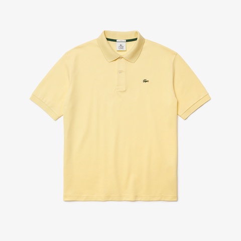 LACOSTE L!VEメタルバッジルーズフィットポロシャツ