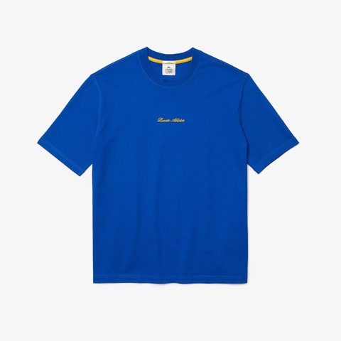LACOSTE L!VEゴールドネームステッチTシャツ