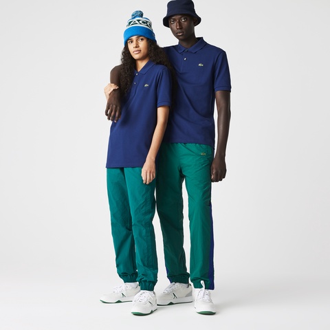 LACOSTE L!VEメタルバッジプレーンポロシャツ