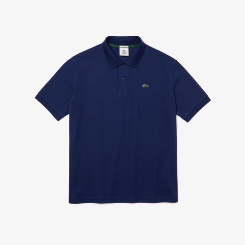 LACOSTE L!VEメタルバッジルーズフィットポロシャツ