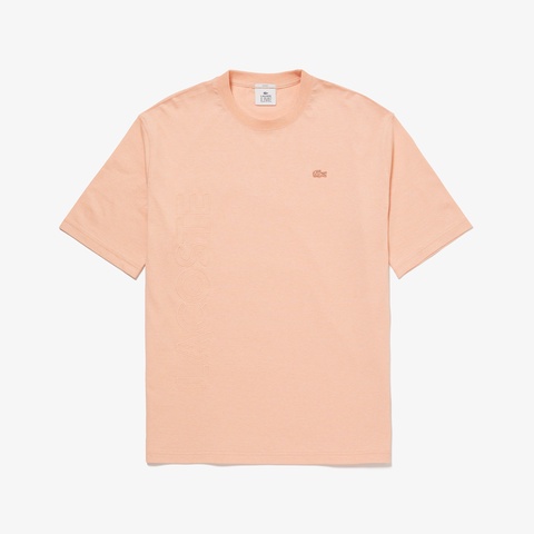 LACOSTE L!VE ネームステッチクルーネックTシャツ