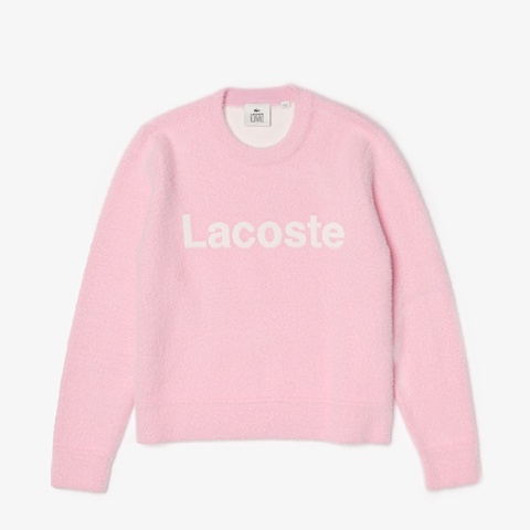 LACOSTE L!VE コットンロゴセーター