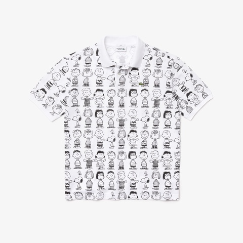 『Peanuts x Lacoste L!VE 』総柄ポロシャツ