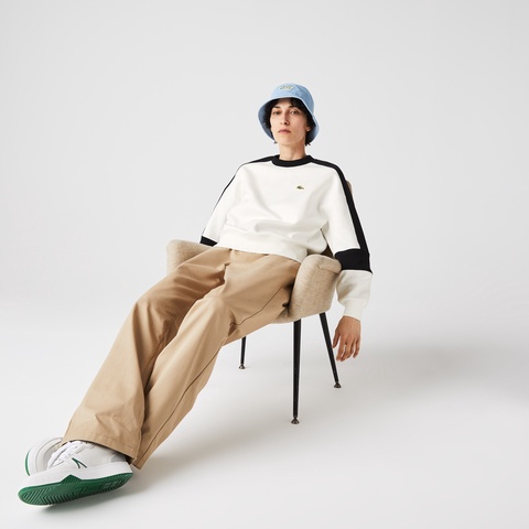 LACOSTE L!VE パネルカラースウェットシャツ