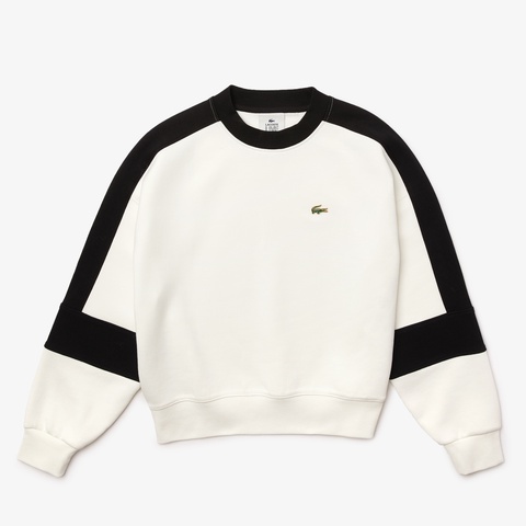 LACOSTE L!VE パネルカラースウェットシャツ
