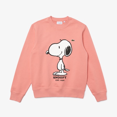 『Peanuts x Lacoste』ユニセックスオーガニックコットンクルーネックスウェット