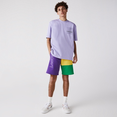 LACOSTE L!VE レタリングTシャツ