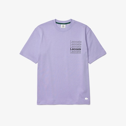 LACOSTE L!VE レタリングTシャツ