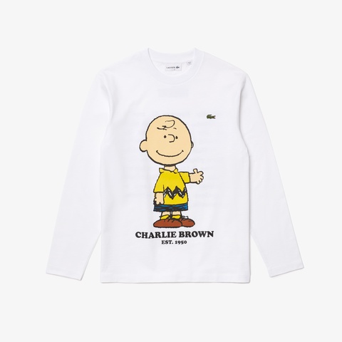 『Peanuts x Lacoste』オーガニックコットンTシャツ