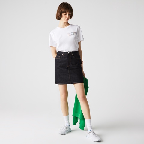 デニムショートスカート