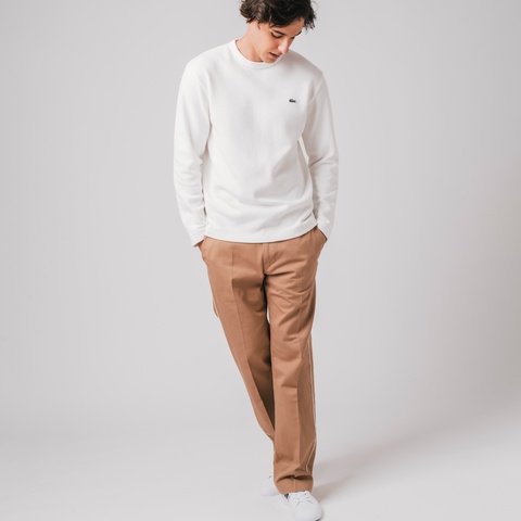 鹿の子地ロングスリーブTシャツ