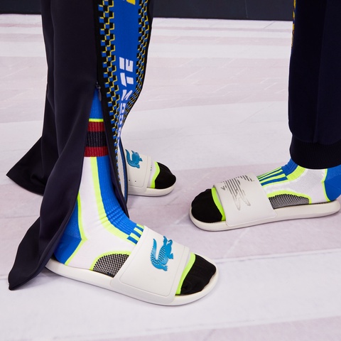 『Fashion Show』カラーブロッキングソックス