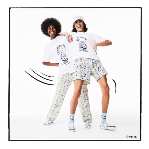 『Peanuts x Lacoste L!VE 』クルーネックTシャツ