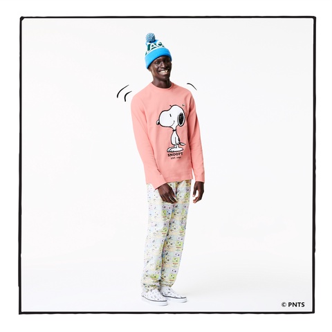 『Peanuts x Lacoste』オーガニックコットンTシャツ