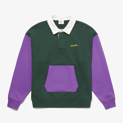 LACOSTE L!VE スウェットラガーシャツ
