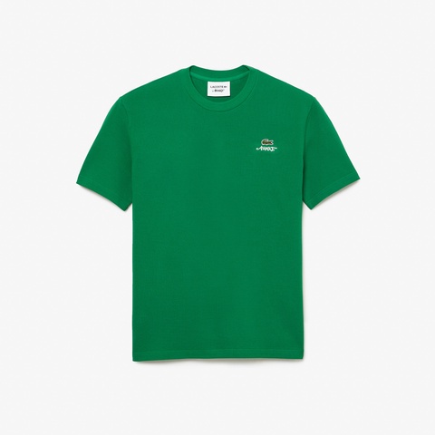 『Lacoste x AWAKE NY』鹿の子地バックプリントTシャツ