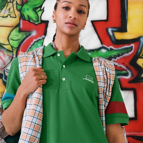 『Lacoste x AWAKE NY』カラーブロックポロシャツ