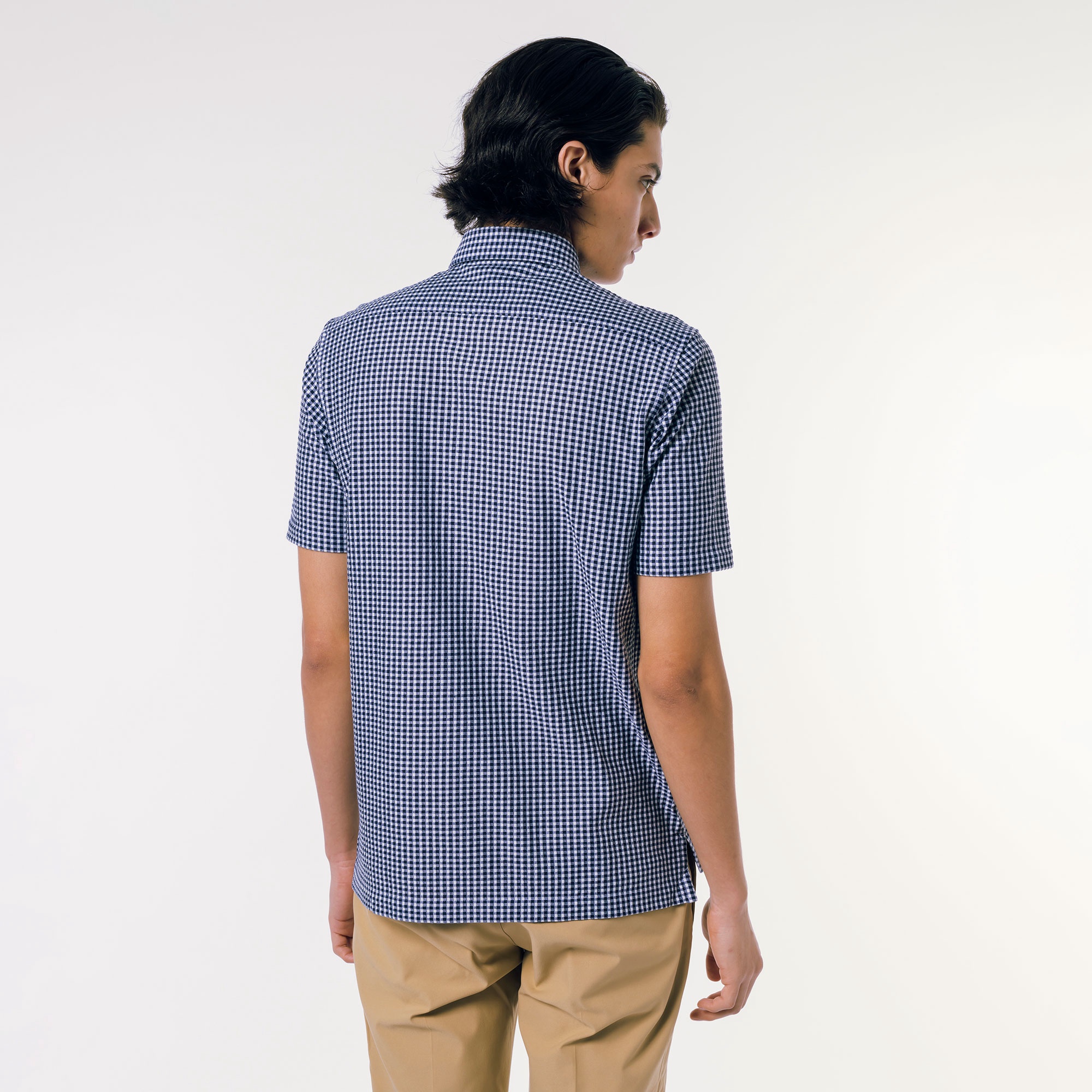 クールマックスブレンドジャガード半袖ポロシャツ