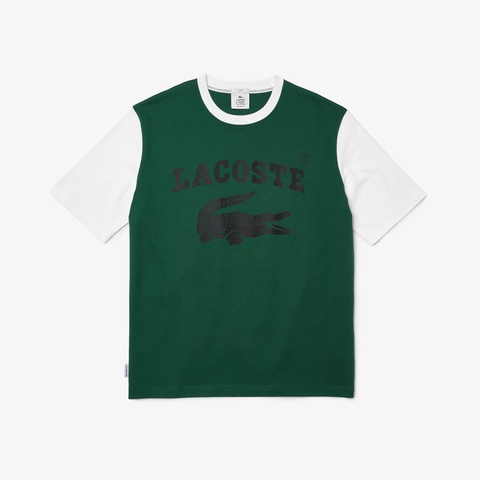 ラコステライブ スリーブ切り替えボーダーTシャツ