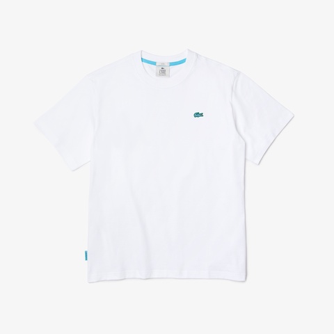 ラコステライブ ソリッドクルーネックTシャツ