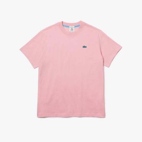 ラコステライブ ソリッドクルーネックTシャツ