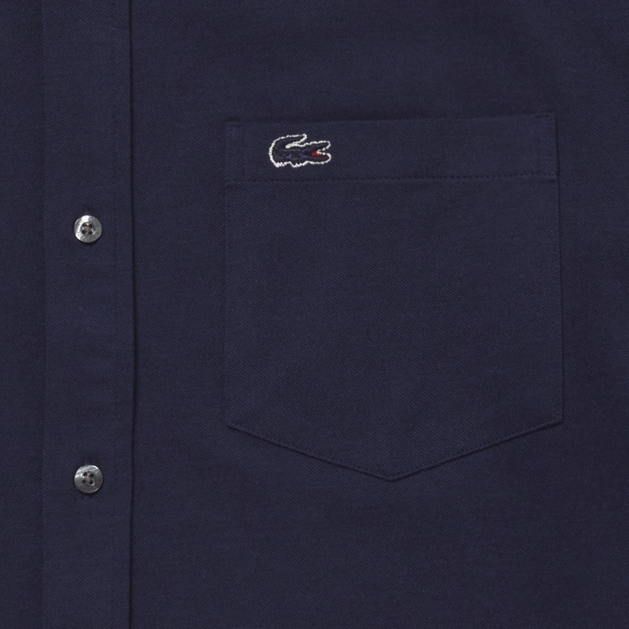 クールマックスブレンド鹿の子地シャツ