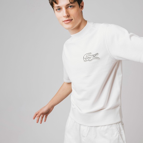 オーバーサイズクロックエンブレムスウェットTシャツ