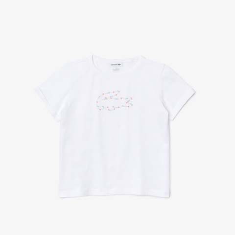 カラフルドットクロック ガールズTシャツ