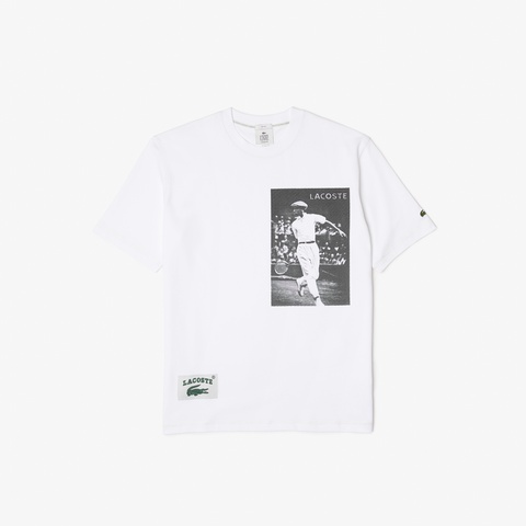 ラコステライブ ルネ・ラコステフォトプリントTシャツ