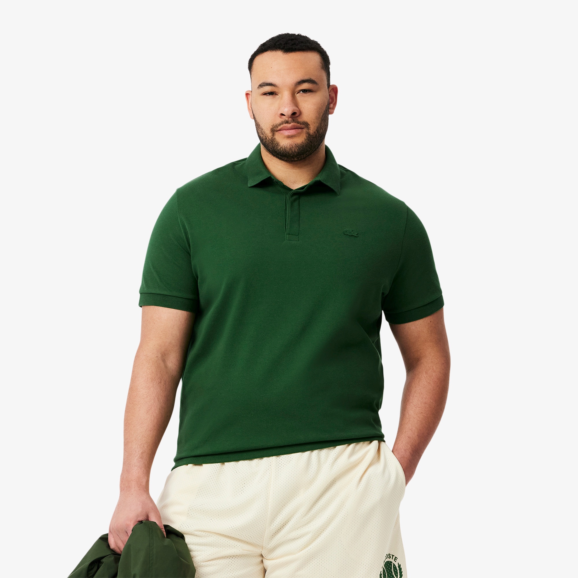 レギュラーフィット ストレッチ パリポロシャツ (半袖)