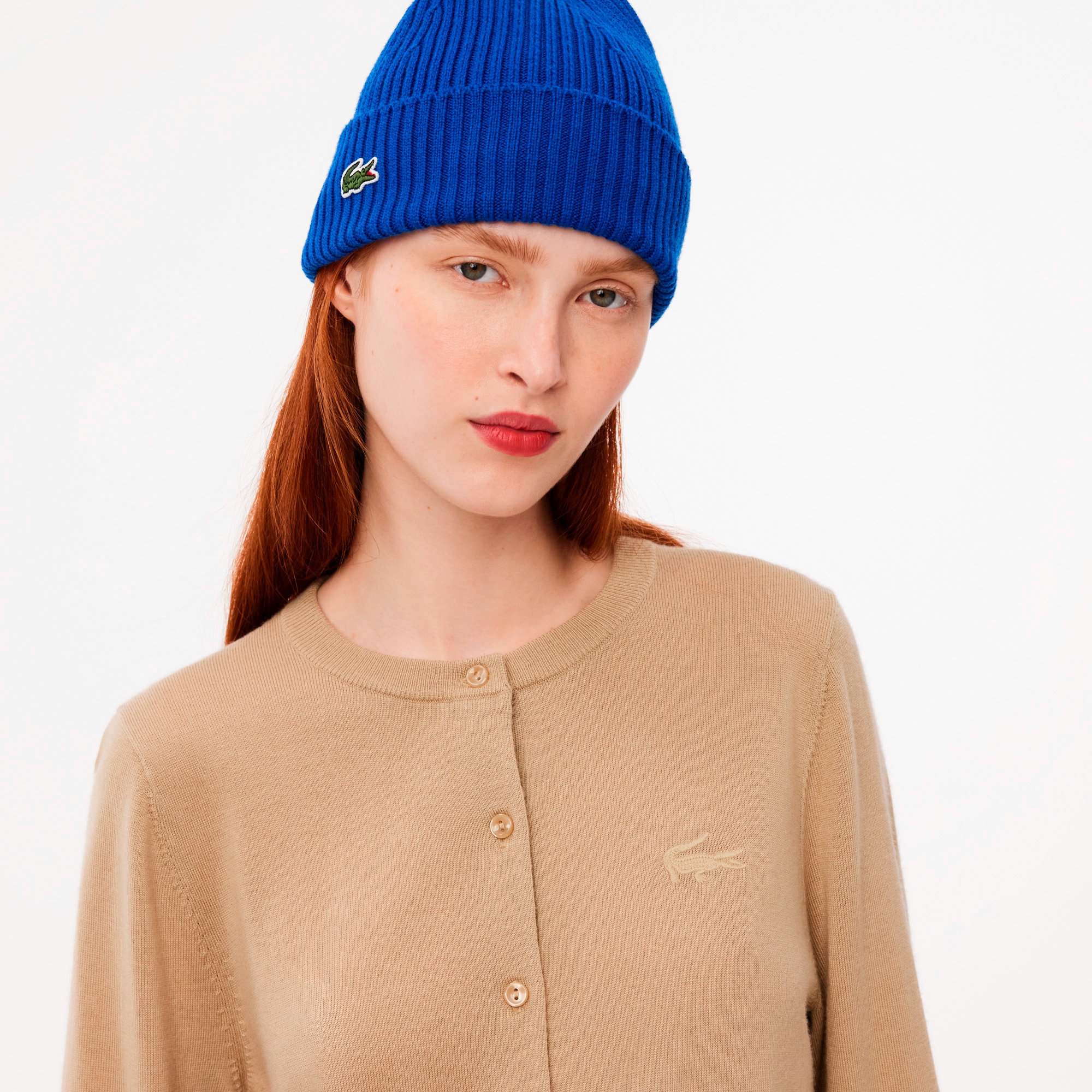 エッセンシャルクルーネックニットカーディガン